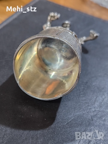 Царска Русия сребърна чаша, снимка 4 - Други ценни предмети - 52987168