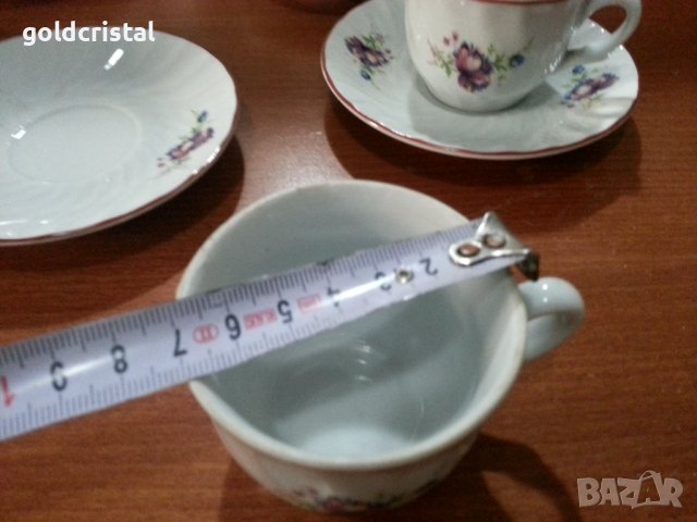 Стар български порцелан чашки са кафе , снимка 5 - Антикварни и старинни предмети - 42474877