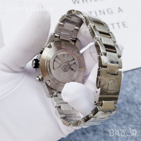 Мъжки часовник TAG Heuer Carrera Calibre Heuer 02 GMT с кварцов механизъм, снимка 6 - Мъжки - 38843020