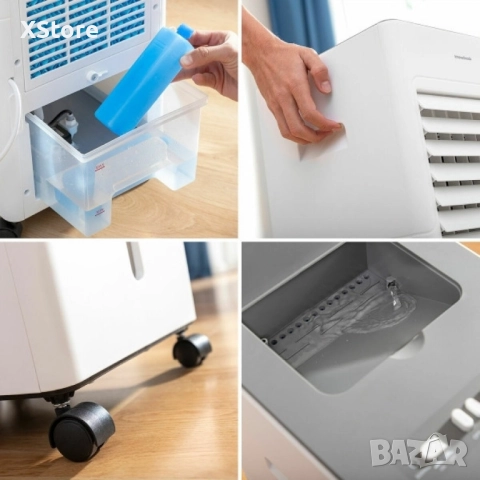 Охладител за въздух и овлажнител Voltz, 65W, 6л. резервоар вода, Таймер, дист. упр., снимка 2 - Овлажнители и пречистватели за въздух - 51644159