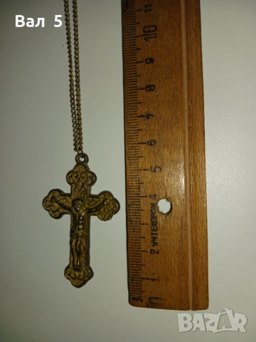 Много старо бронзово кръстче , разпятие , кръст, снимка 2 - Антикварни и старинни предмети - 53511560