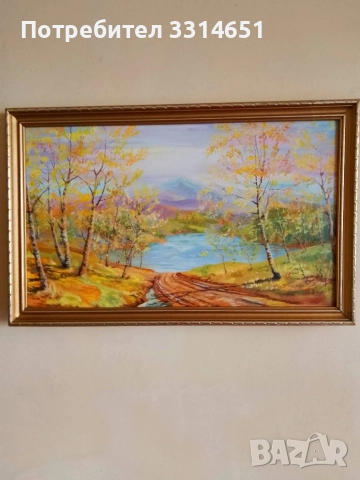 Маслена живопис - прекрасна стара картина 