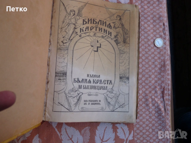 Библия в  картини  много  рядко голям  формат оригинал, снимка 4 - Антикварни и старинни предмети - 53131984