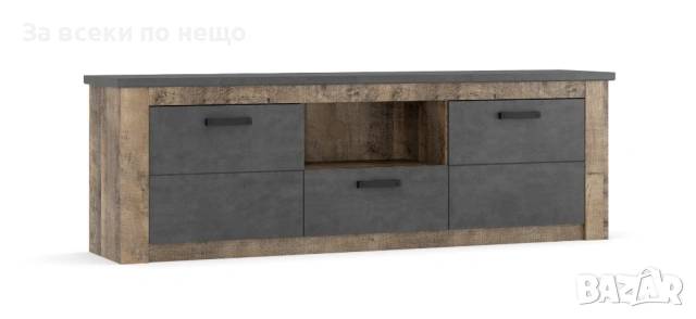 GEORGIA 2Д1Ш ТВ шкаф колониален дъб/матера Код P1856, снимка 2 - Шкафове - 53278636