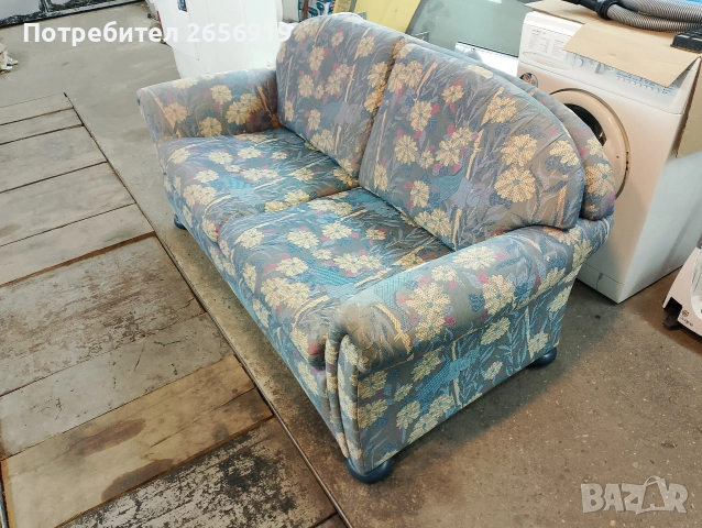 Двойно канапе , снимка 4 - Дивани и мека мебел - 53331605