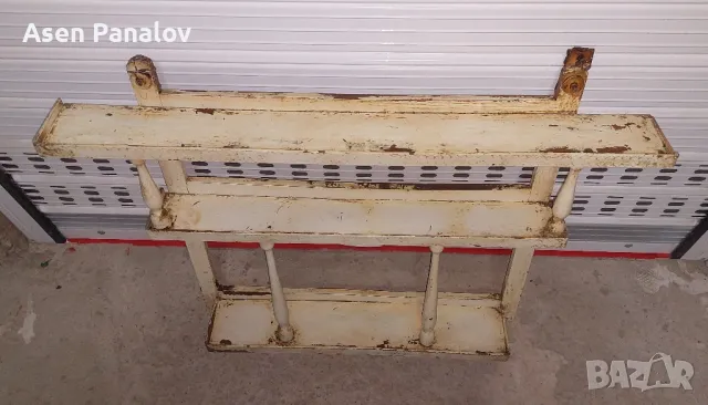 Старинна етажерка за подправки, снимка 2 - Етажерки - 49938116