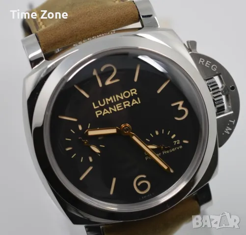 Panerai Luminor 1950 3 Days Power Reserve 47mm Steel Black Dial Различни Варианти, снимка 4 - Мъжки - 48007794