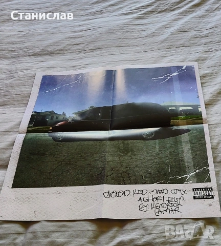 Kendrick Lamar good kid, m.A.A.d city плакат 60х60см, снимка 2 - Картини - 53123926