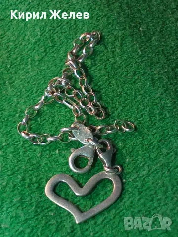 STEFANI ST. JACQUES 925 ITALY Маркова СРЕБЪРНА ГРИВНА СРЕБРО 925 с БЯЛА ПОЗЛАТА БУТИКОВО БИЖУ 45731, снимка 16 - Гривни - 46267807