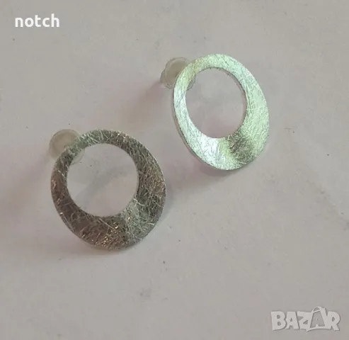 Сребърни обеци, снимка 7 - Обеци - 49974672