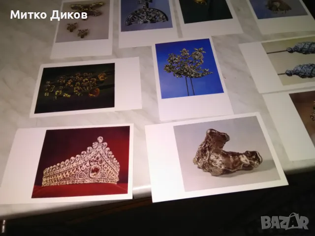 Сокровищница Алмазного фонда СССР 16 картички 1975г. като нови, снимка 2 - Колекции - 48452165