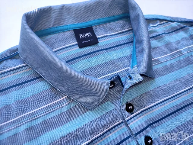Hugo Boss Polo Shirt Mens - M - оригинална мъжка тениска, снимка 5 - Спортни дрехи, екипи - 55878355