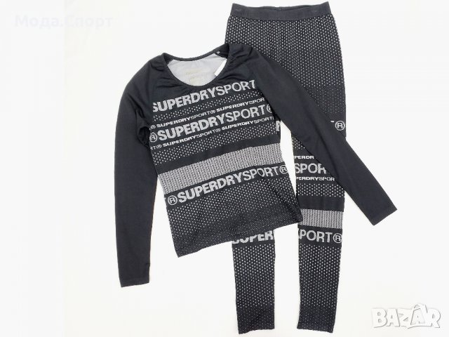 Superdry Seamless Knit Gym Set Оригинален Спортен Екип Комплект Фитнес Йога (S), снимка 2 - Спортни екипи - 38729871