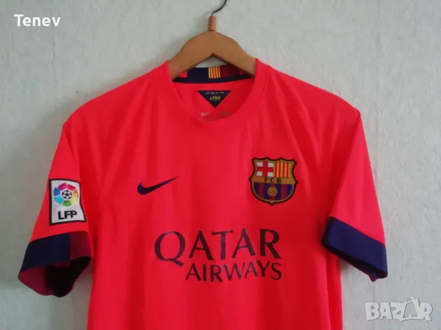 Barcelona Nike 2014/2015 оригинална тениска фланелка Барселона размер М , снимка 3 - Тениски - 49334165