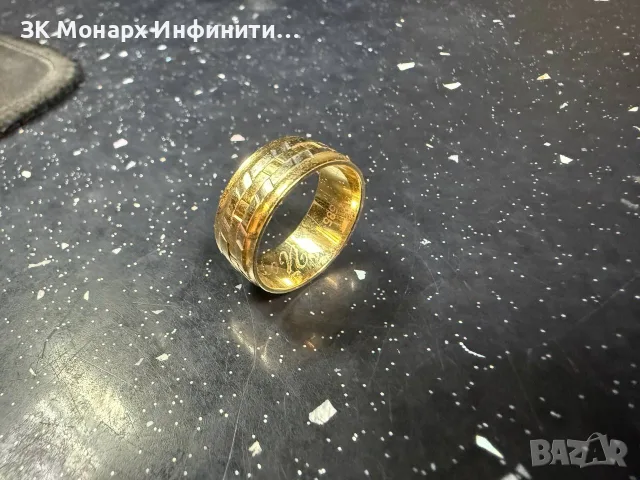 Златен пръстен /585/, снимка 3 - Пръстени - 56106285