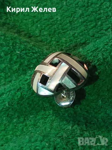 АЖУРНА СЪРЦЕВИДНА ЕМАЙЛИРАНА СРЕБЪРНА АРТ ОБЕЦА СРЕБРО 925 ДИЗАЙНЕРСКА ИЗРАБОТКА 41969, снимка 10 - Обеци - 49603201