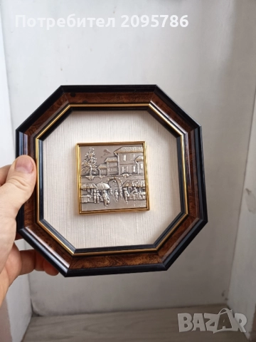 италианска сребърна картина , снимка 5 - Картини - 51644288