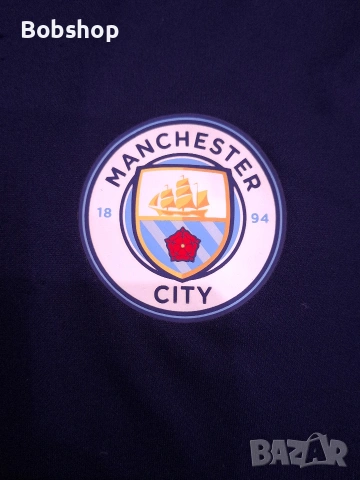 Мъжко горнище Manchester city, снимка 4 - Футбол - 53701887