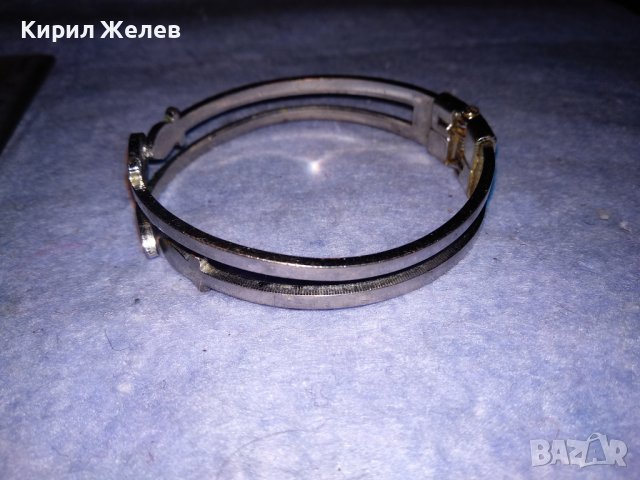 КРАСИВА СРЕБРИСТА ВИНТИДЖ АРТ ГРИВНА от БЛАГОРОДНА НЕРЪЖДАЕМА СТОМАНА 38049, снимка 10 - Гривни - 40811909