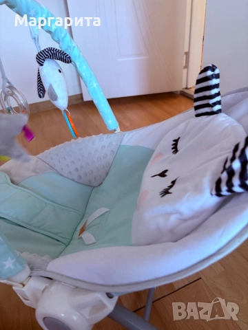 Детски люлеещ се стол за бебета и деца, с мелодии, снимка 2 - Други - 51893699