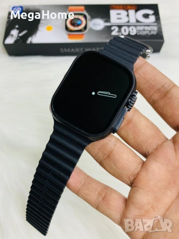 Smartwatch T900 ULTRA, 49 mm, Безжично зареждане, Обаждания, Известия, Музика, Време, Календар, снимка 3 - Смарт часовници - 53244221