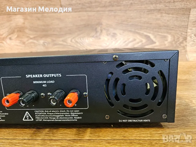 Крайно стъпало QTX Sound SPL 700EQ (2x350W) с вграден 3 канален еквалайзер – Отлично състояние!, снимка 14 - Ресийвъри, усилватели, смесителни пултове - 56160077