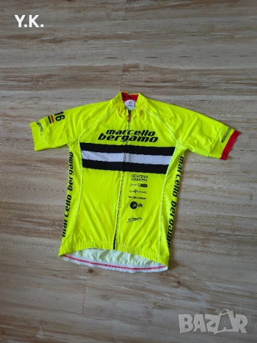 Оригинална мъжка вело тениска Marcello Bergamo, снимка 2 - Тениски - 50846410