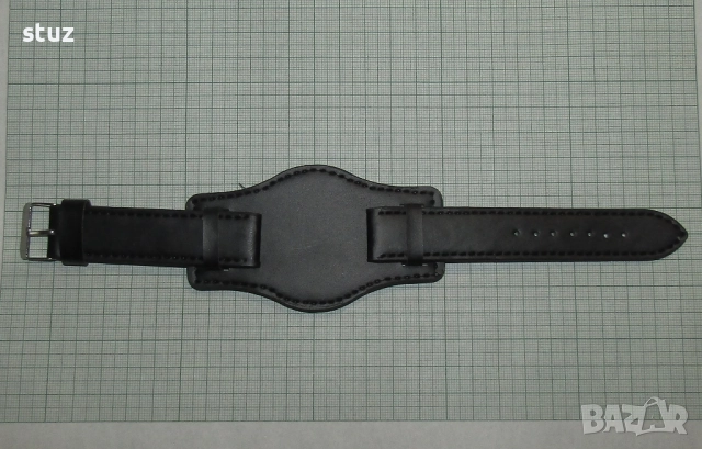Кожени каишки за мъжки часовници, с подложка , снимка 3 - Каишки за часовници - 52724639