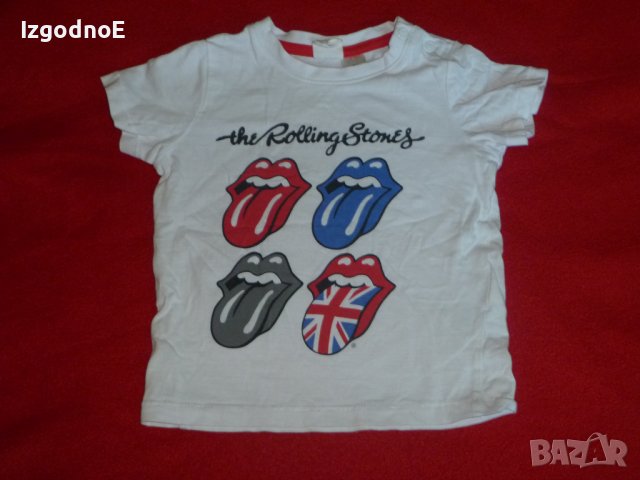 68см H&M Rolling Stones, снимка 3 - Бебешки блузки - 41529668