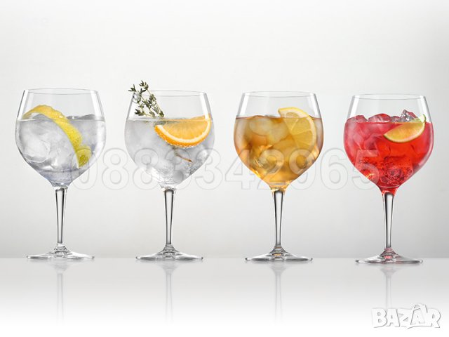 НОВИ! Комплект от 4 чаши за Джин с тоник коктейли, снимка 7 - Чаши - 35822695