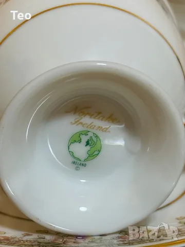 Елегантен, класически порцеланов сервиз за кафе/ чай на Noritake Ireland от 18 части, снимка 4 - Антикварни и старинни предмети - 55961922