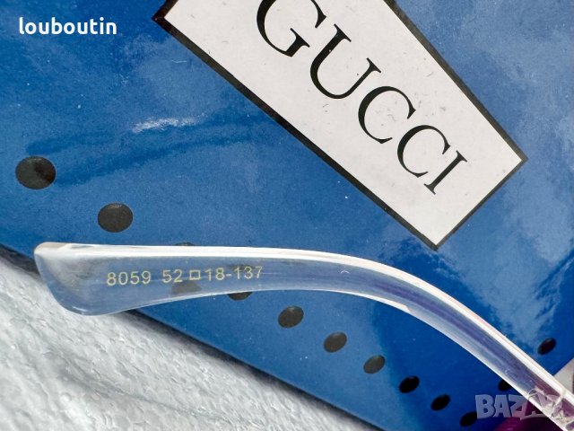 Gucci диоптрични рамки ,прозрачни слънчеви очила,очила за компютър, снимка 12 - Слънчеви и диоптрични очила - 44465602