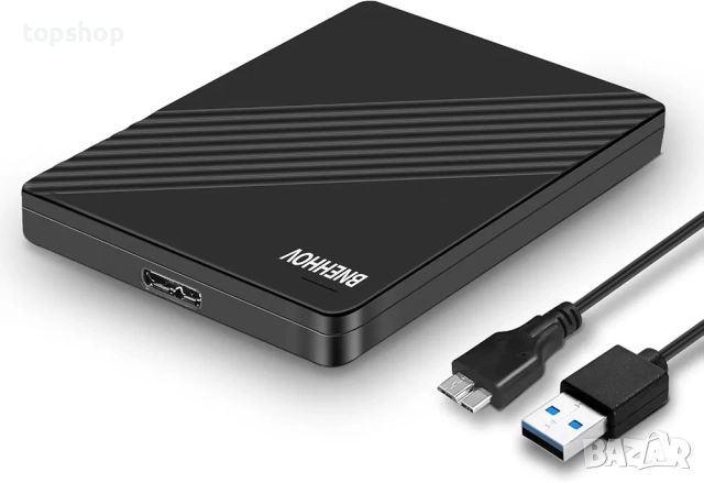 BNEHHOV 500GB 2.5” ултра тънък преносим USB 3.0 SATA HDD външен твърд диск за PC, настолен компютър