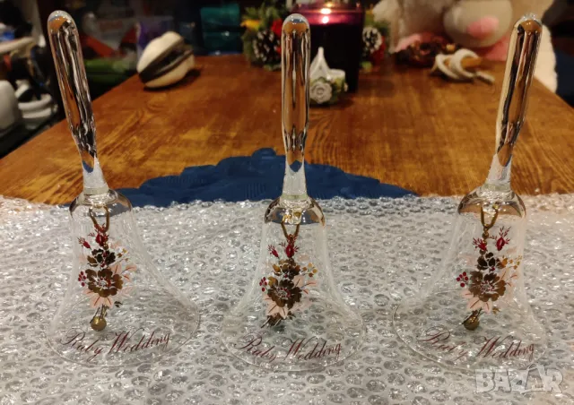 Кристални камбанки, снимка 3 - Декорация за дома - 48926575