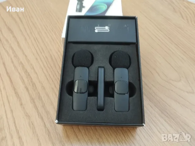 2 безжични микрофона за Iphone , снимка 9 - Микрофони - 49956917