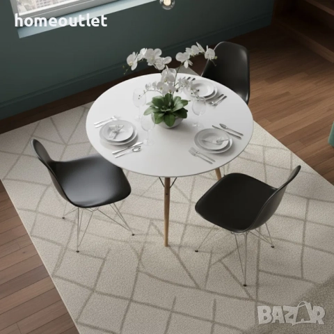 Висококачествени трапезни столове - Два цвята, снимка 5 - Столове - 36581516