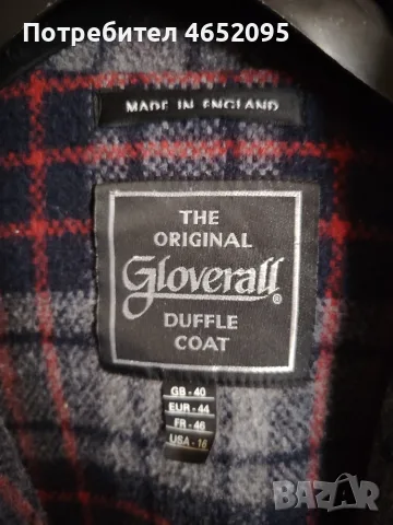 Оригинално дамско вълнено палто Gloverall с качулка, снимка 4 - Палта, манта - 55946963