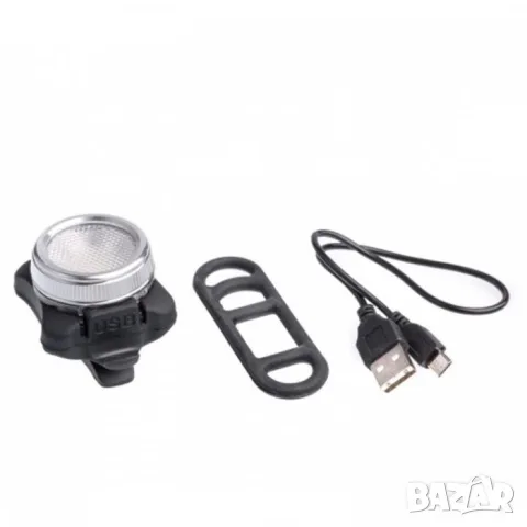 USB COB фар и стоп 80 lm с 5 режима, снимка 4 - Части за велосипеди - 55866668