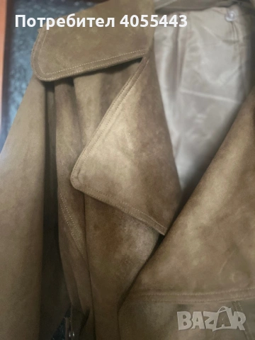 Уникално велурено яке от Италия! , снимка 3 - Якета - 53618712