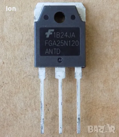 FGA25N120ANTD IGBT+Di, 1200V, 50A, 312W, TO-3P - транзистор за индукционни котлони
