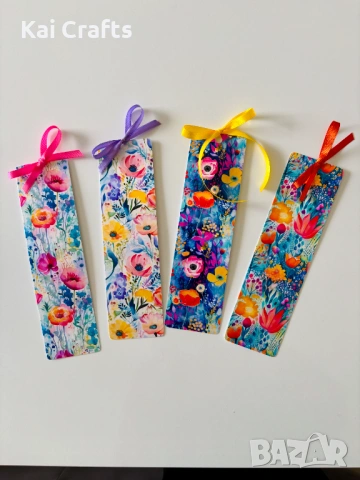 Книгоразделители 8-ми март, ръчна изработка