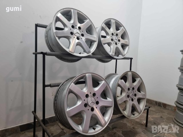 4бр 16ски джанти за Mercedes 5х112мм. A160135, снимка 6 - Гуми и джанти - 44255245