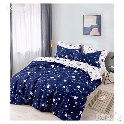 Двулицев спален комплект (размер за приста), 4 части - Модел WS15354, снимка 1