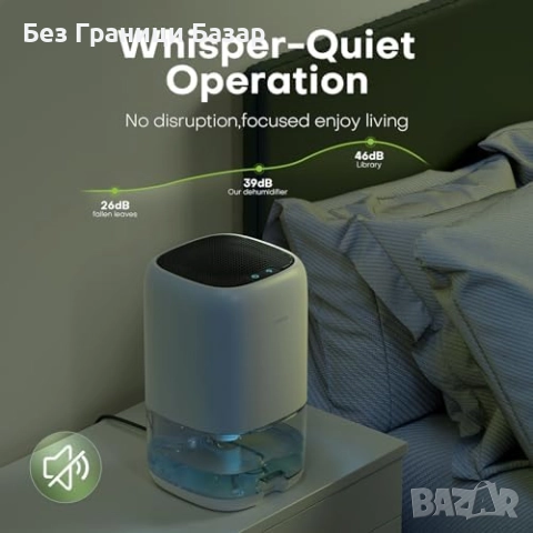 Нов Мини влагоуловител 1000 ml за спалня, баня и гардероб – супер тих, снимка 5 - Други стоки за дома - 52465513