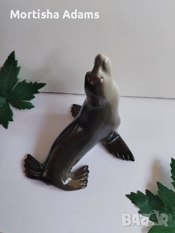 Статуетка тюлен, ЛФЗ, снимка 2 - Колекции - 50943714