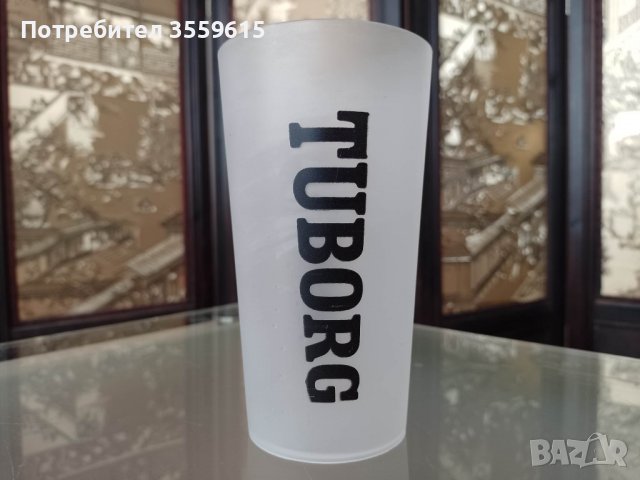 силиконова огъваема нечуплива чаша ТУБОРГ от Гърция, снимка 1