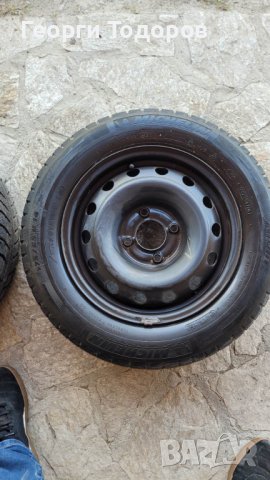Два броя зимни гуми Мишелин Алпин с джанти за Пежо и Ситроен 175 65 14 , снимка 8 - Гуми и джанти - 41042591