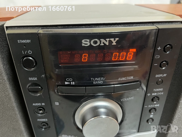 Микро аудио уредба SONY CMT-EH10 (HCD-EH10) с RDS, MP3, DSGX, снимка 13 - Аудиосистеми - 52198652