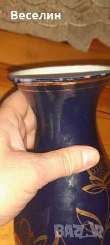 Голяма кобалтова ваза Намаление , снимка 8 - Вази - 48486275
