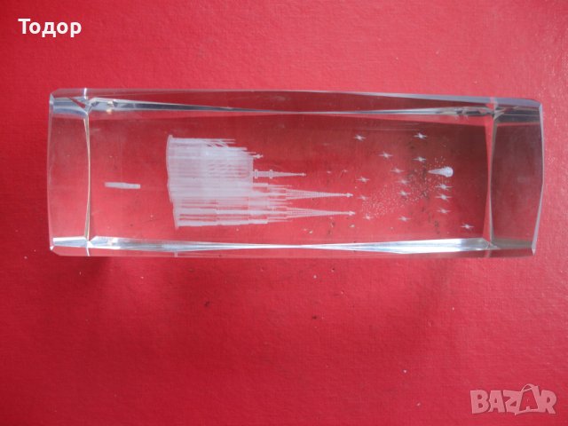 Страхотна кристална фигура катедрала Koln, снимка 4 - Статуетки - 41628071